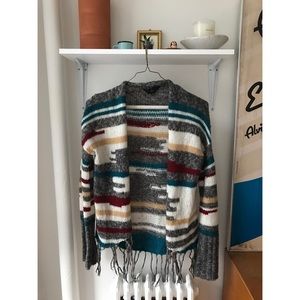 JACK by B.B. DAKOTA FRINGE CARDIAGN